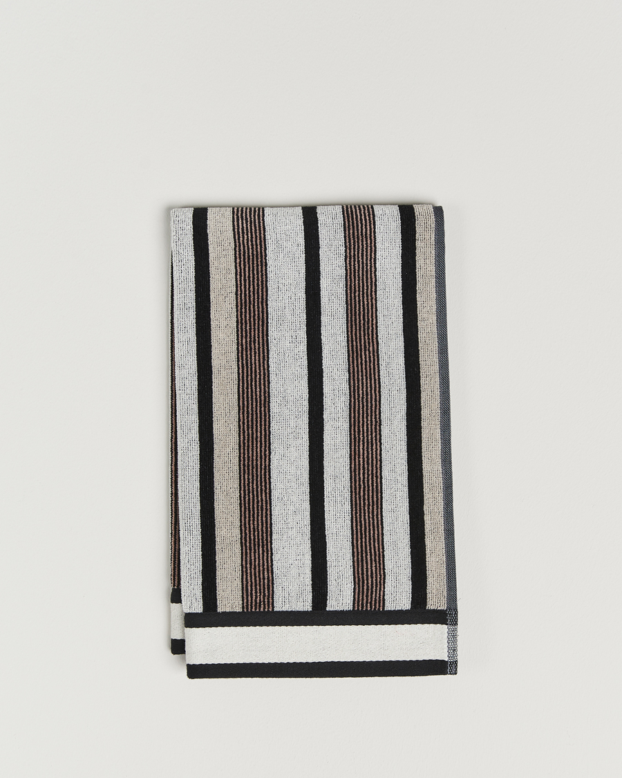 Men | Towels | Missoni Home | Craig Hand Towel 40x70cm Grey/Black