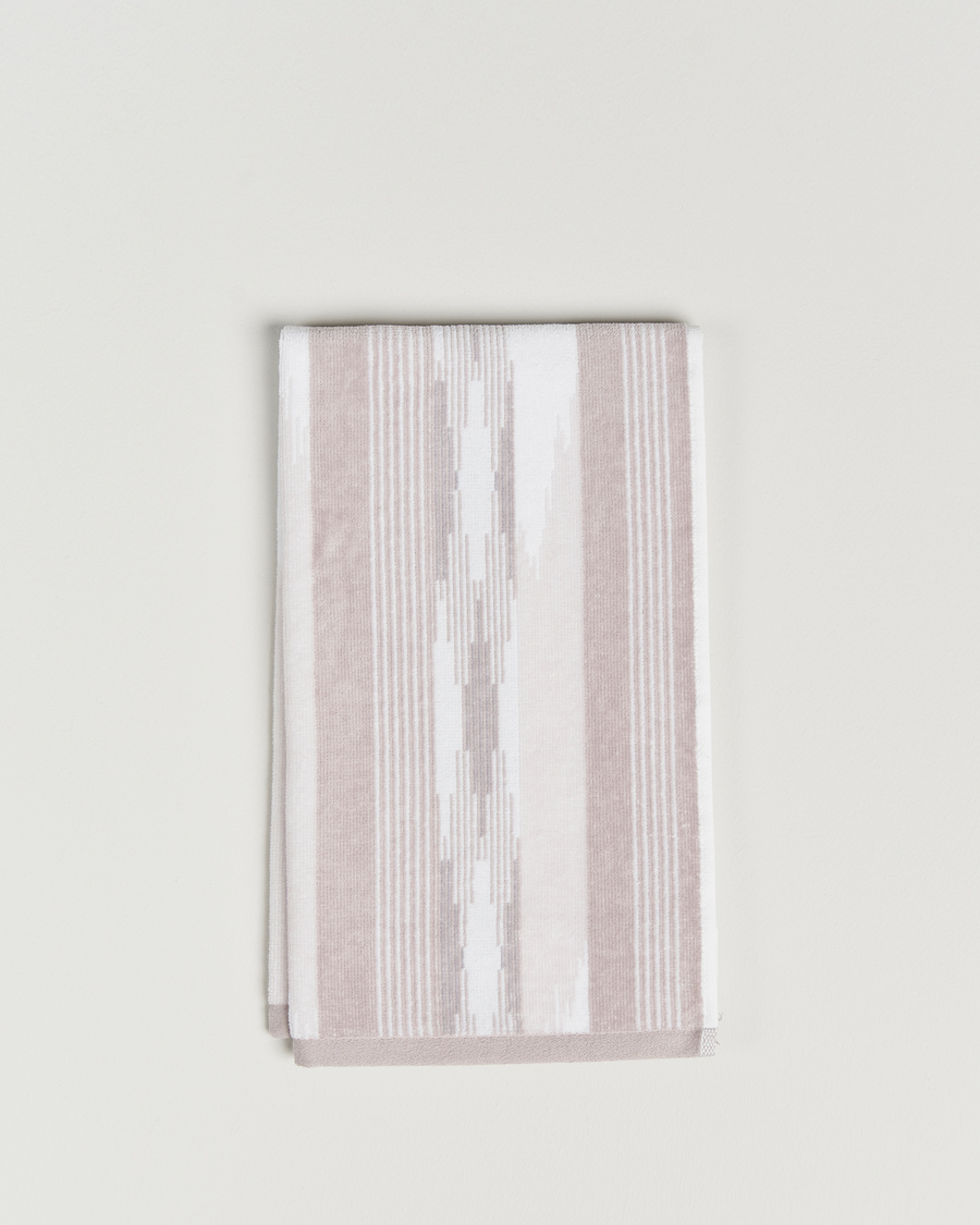 Men | Towels | Missoni Home | Clint Hand Towel 40x70cm Beige/White