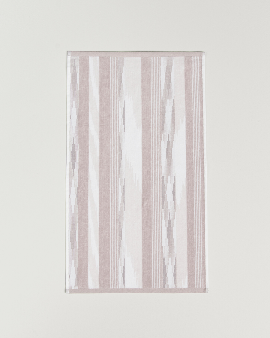 Men | Towels | Missoni Home | Clint Hand Towel 40x70cm Beige/White