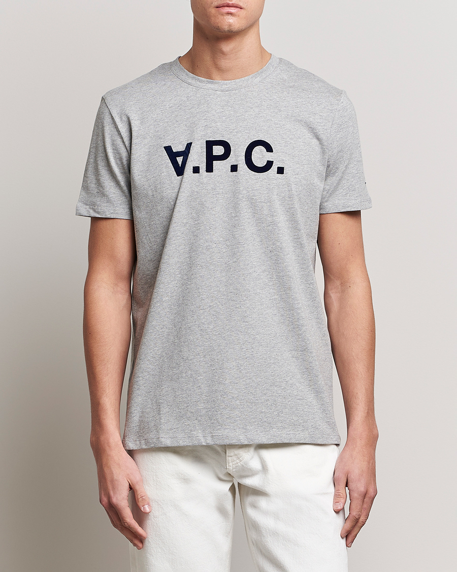 Men | Short Sleeve T-shirts | A.P.C. | VPC T-Shirt Grey Heather