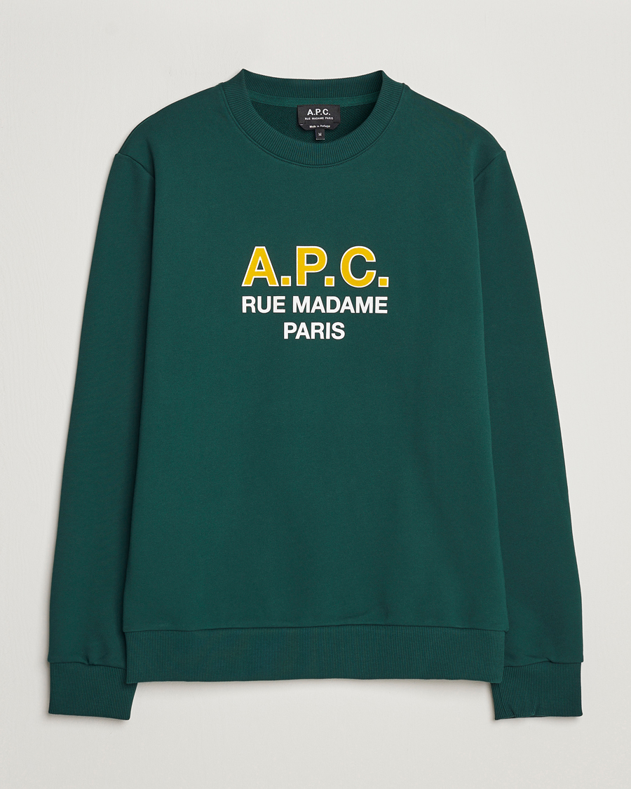 Men |  | A.P.C. | Madame Sweatshirt Dark Green