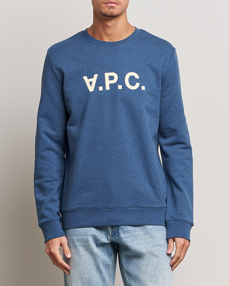 Men | Sweaters & Knitwear | A.P.C. | VPC Sweatshirt Indigo