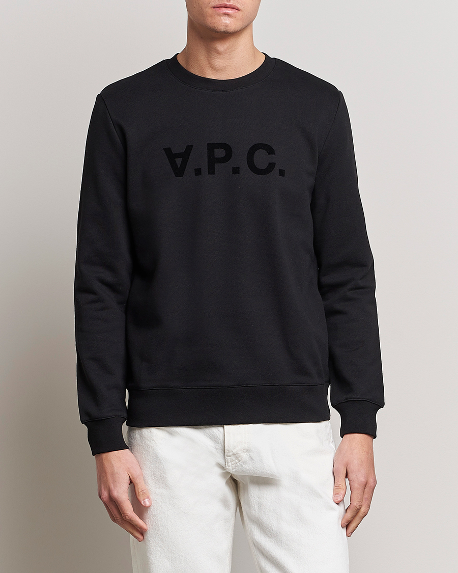 Men | Sweaters & Knitwear | A.P.C. | VPC Sweatshirt Black