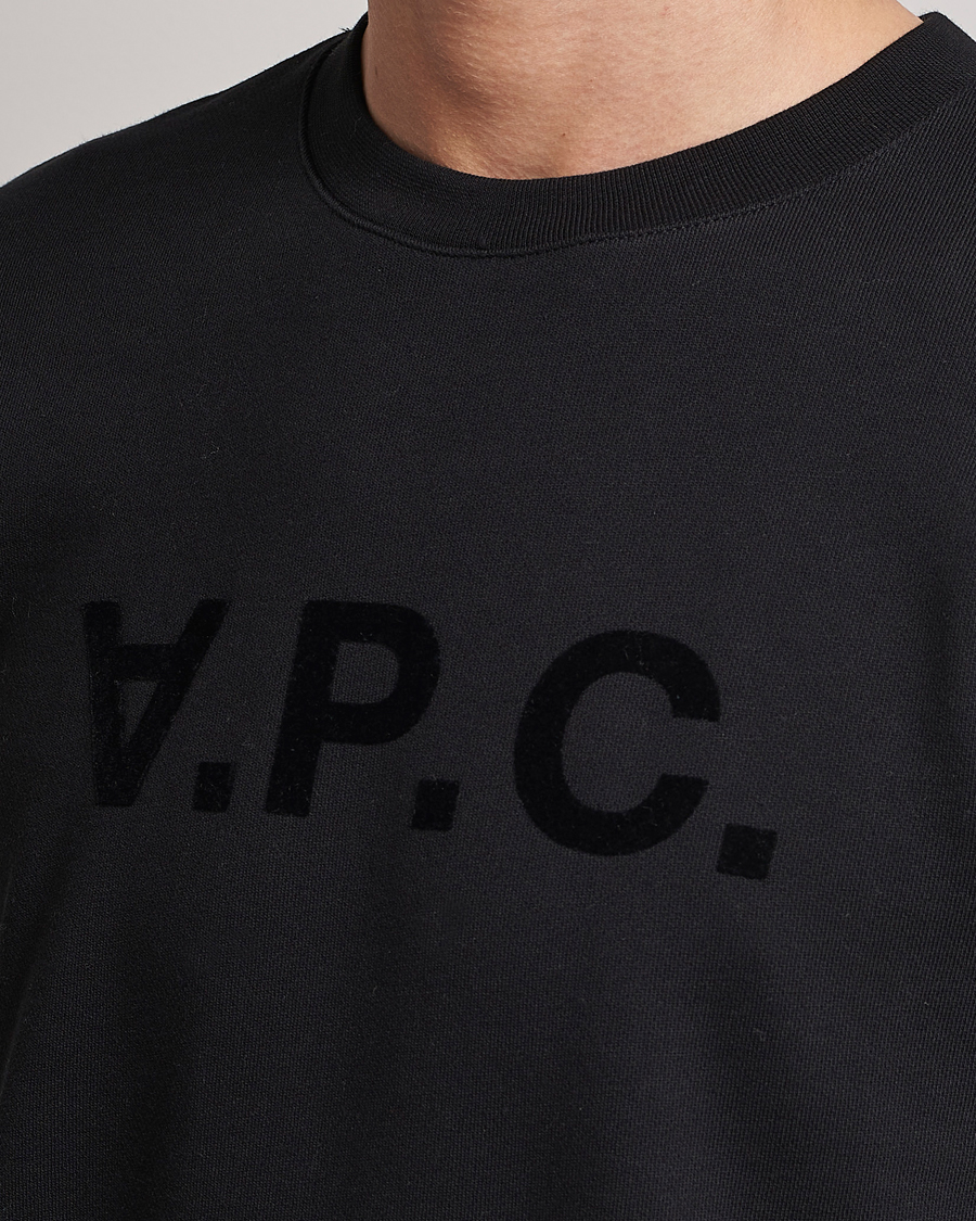 Men | Sweaters & Knitwear | A.P.C. | VPC Sweatshirt Black