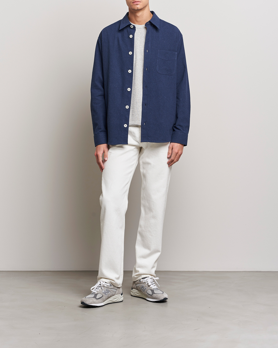 Men | Shirts | A.P.C. | Aston Overshirt Navy