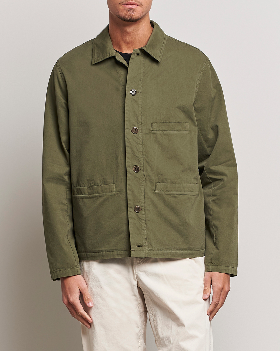 Men | Contemporary jackets | A.P.C. | Vianney Shirt Jacket Olive
