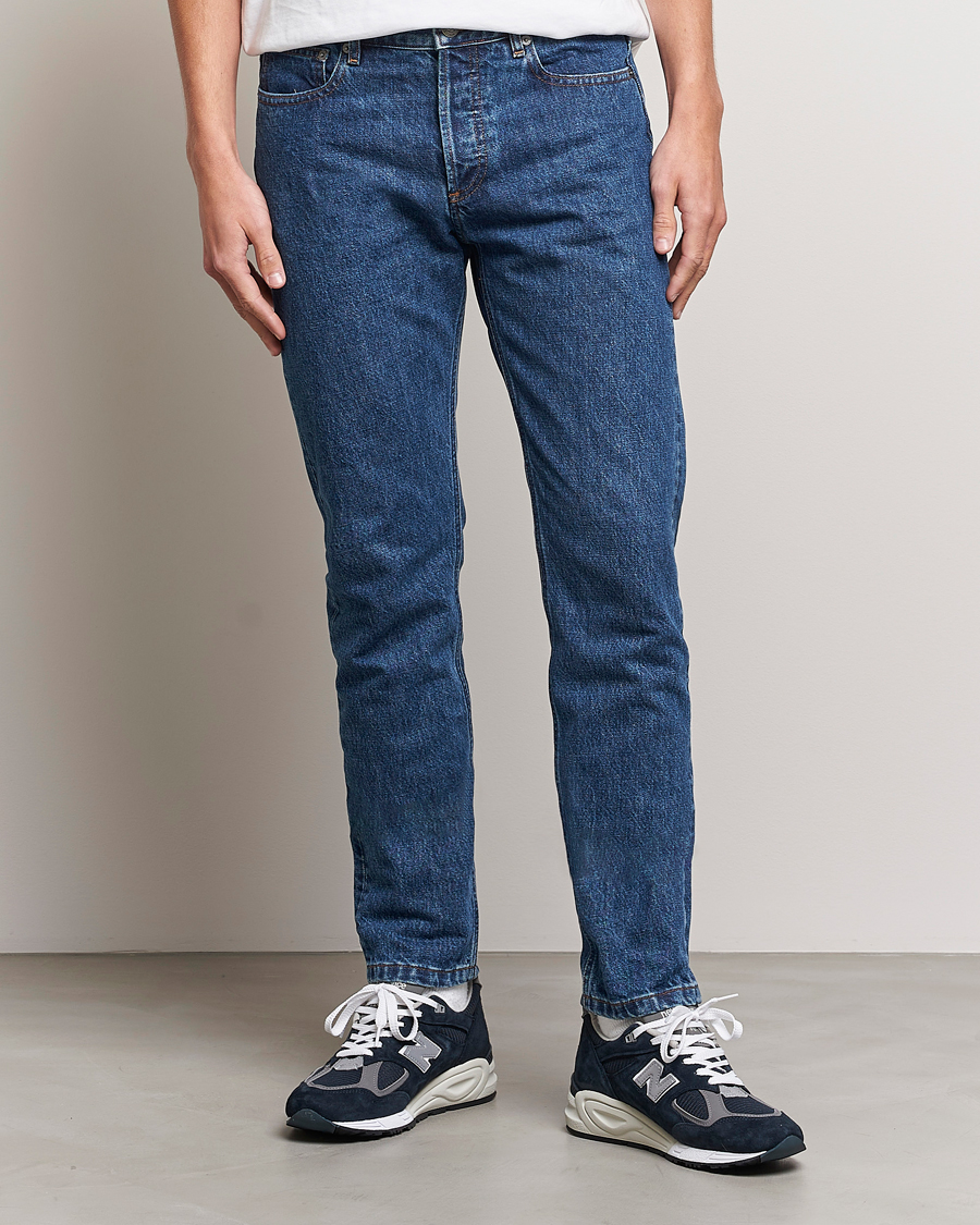 Men | Tapered fit | A.P.C. | Petit New Standard Jeans Washed Indigo
