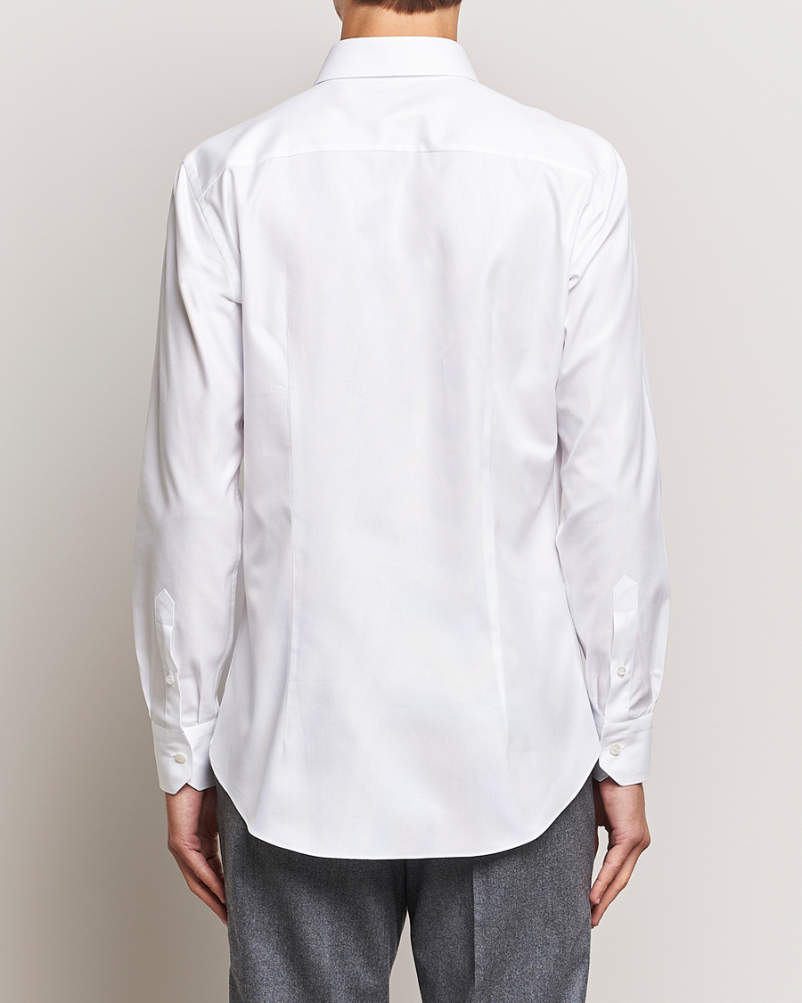 Men | Shirts | Brioni | Slim Fit Royal Oxford Dress Shirt White