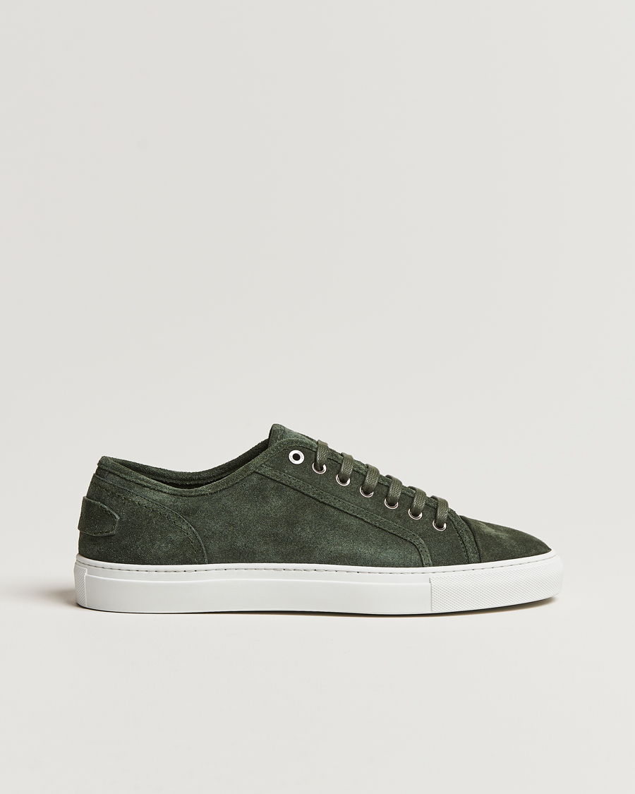 Men | Suede shoes | Brioni | Casetta Suede Sneakers Green