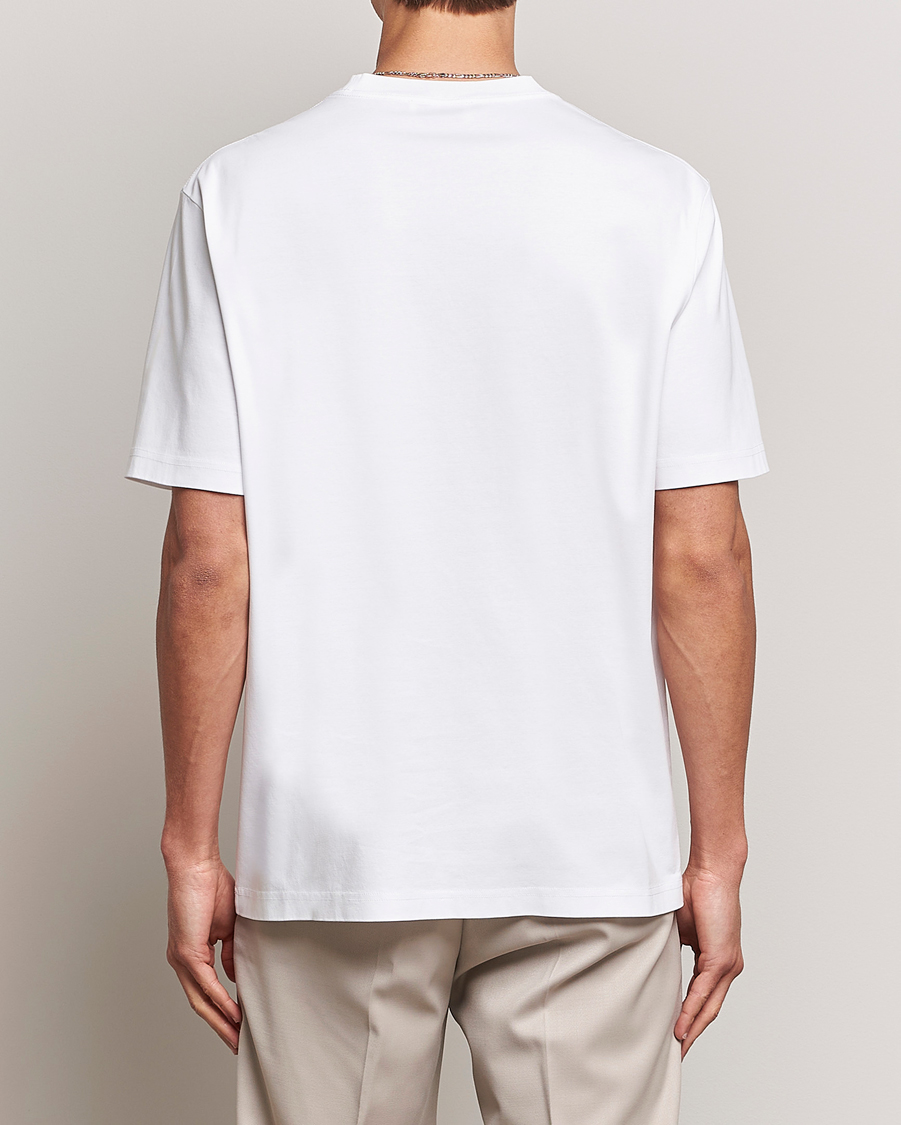 Men | T-Shirts | Lanvin | Curb Logo T-Shirt Optic White