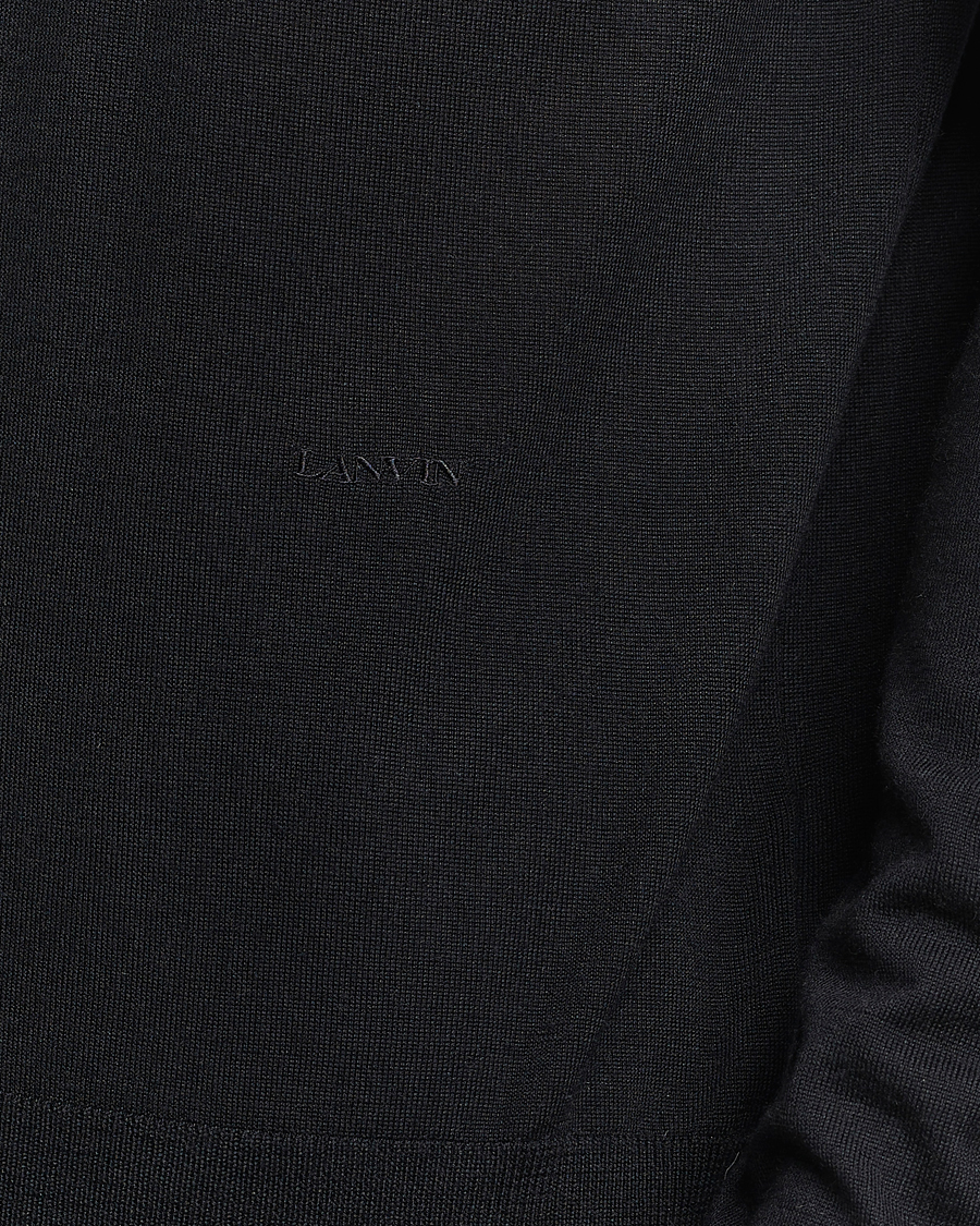 Men | Sweaters & Knitwear | Lanvin | Wool/Silk Rollneck Black