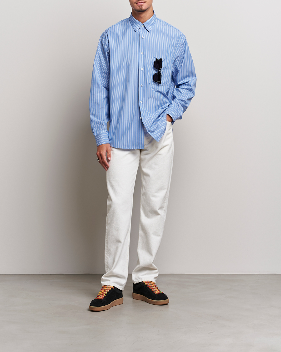 Men | Shirts | Lanvin | Oversize Casual Shirt Blue/White