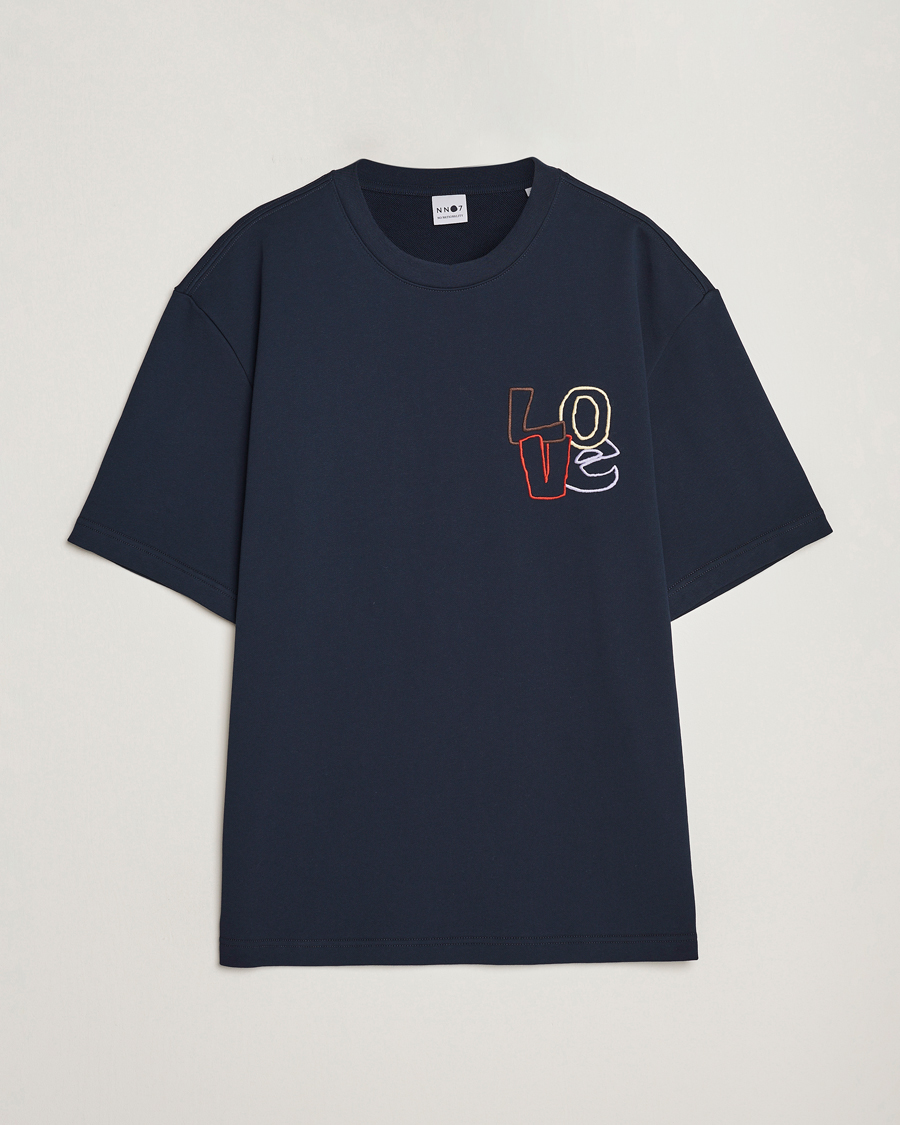 Men | T-Shirts | NN07 | Alan Heavy T-Shirt Navy
