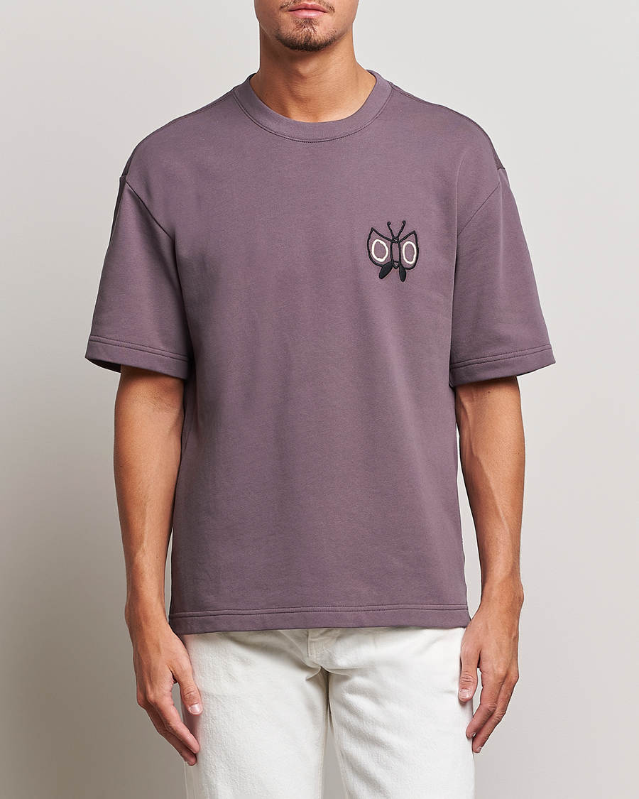 NN07 Alan Heavy T-Shirt Purple Brown at CareOfCarl.com