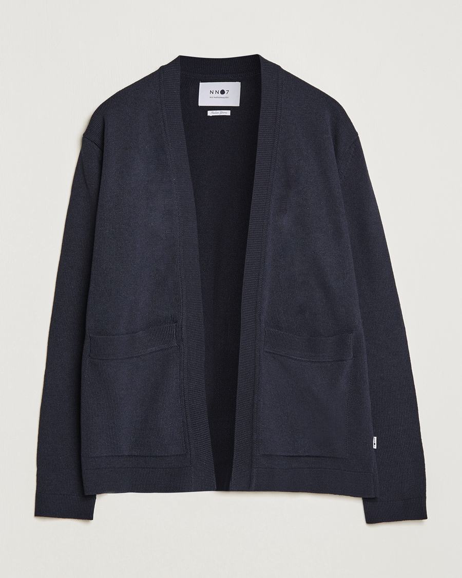 Men | Sweaters & Knitwear | NN07 | Bradley Cotton Cardigan Navy