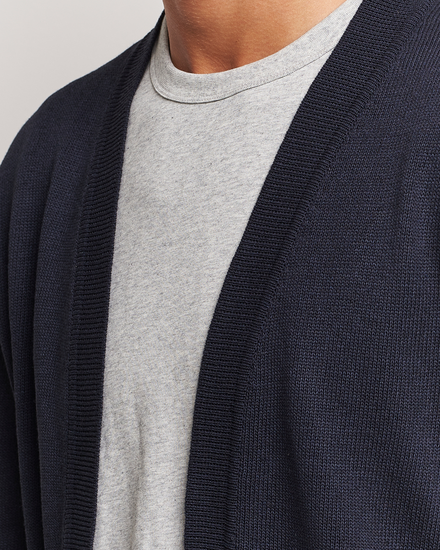Men | Sweaters & Knitwear | NN07 | Bradley Cotton Cardigan Navy