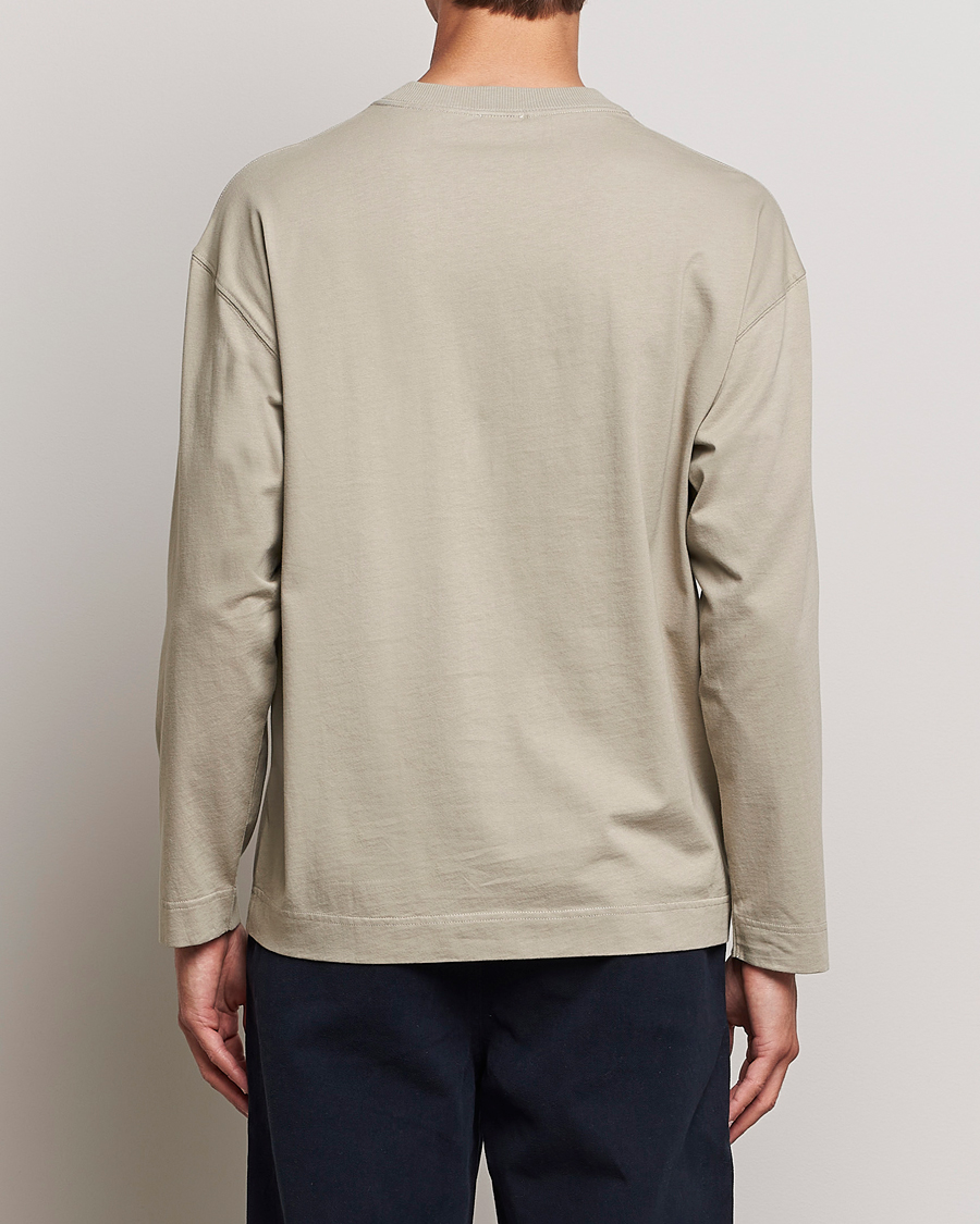 Men | T-Shirts | NN07 | Benja Pima Cotton Long Sleeve T-Shirt London Fog