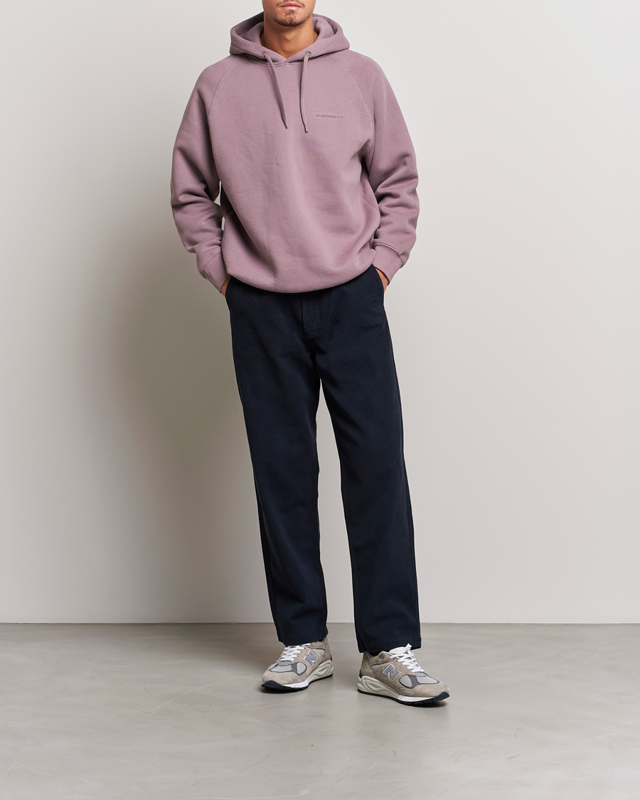 Men | Sweaters & Knitwear | NN07 | Carlo Hood Purple Brown