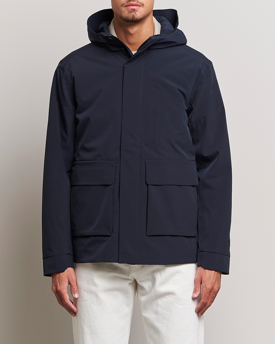 Men | Coats & Jackets | NN07 | Greg Primaloft Hooded Jacket Navy