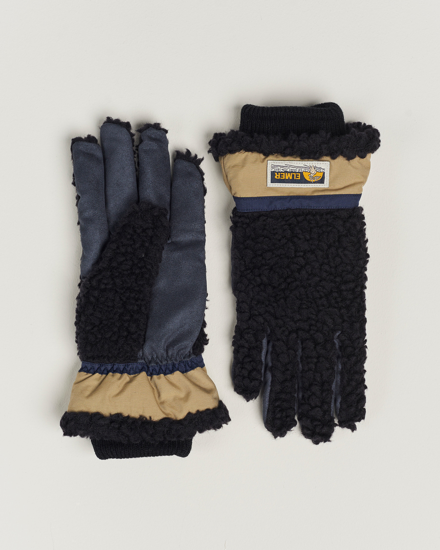 Men |  | Elmer by Swany | Sota Wool Teddy Gloves Black