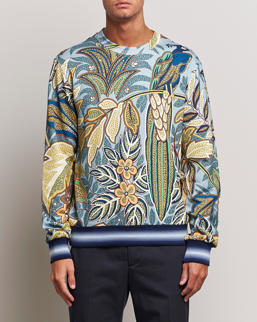 Men | Etro | Etro | Jungle Printed Sweatshirt Azzurro