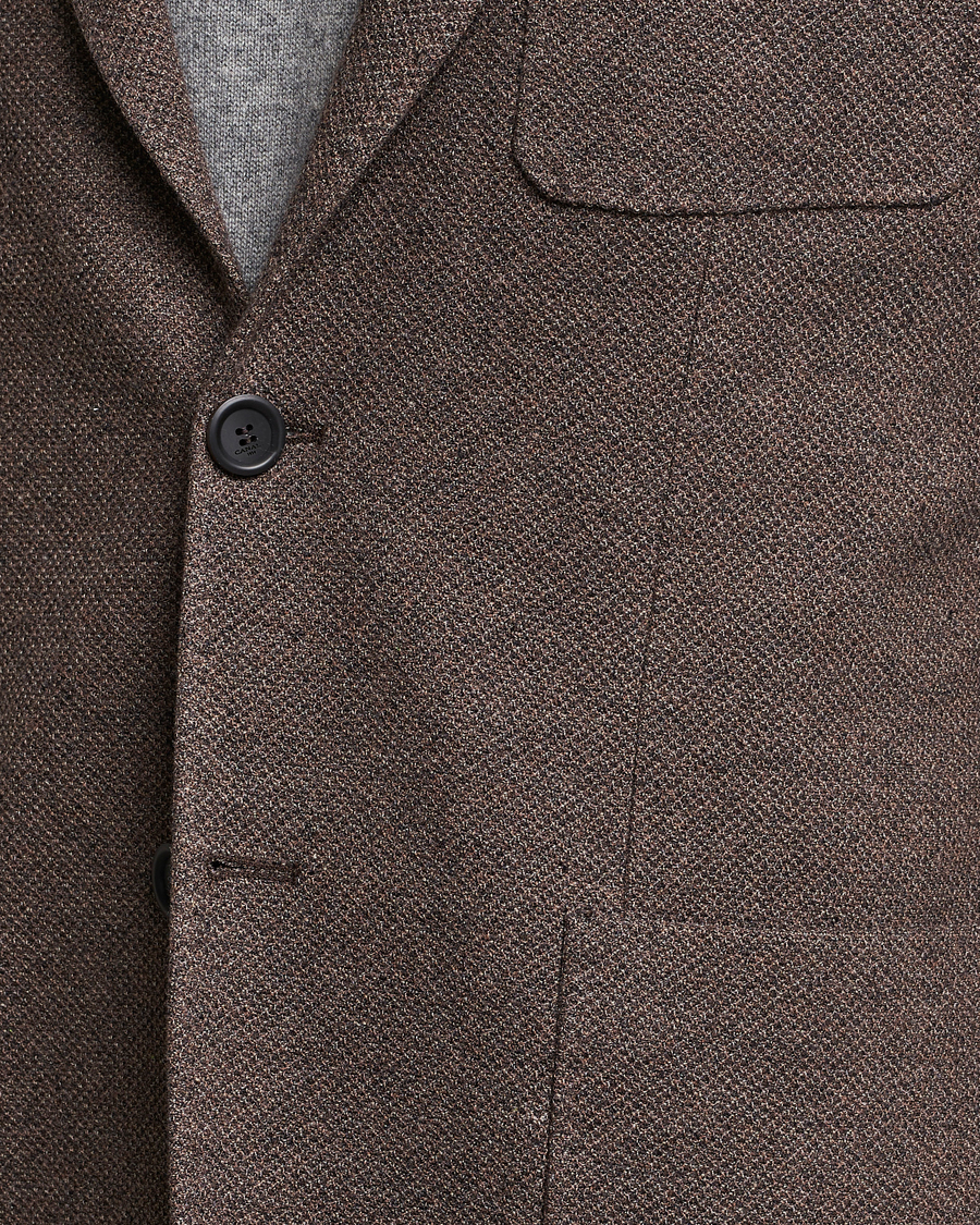 Men | Blazers | Canali | Structured Wool Jersey Jacket Beige