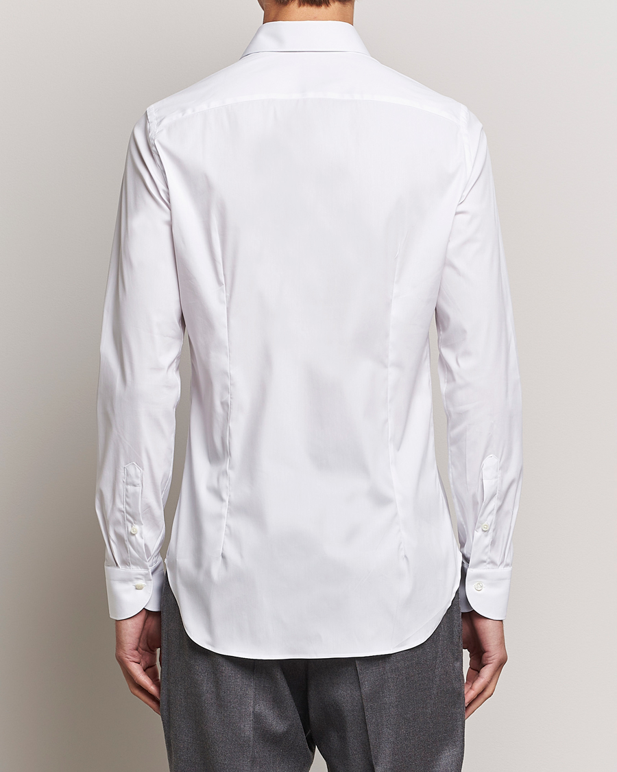 Men | Shirts | Canali | Slim Fit Cotton/Stretch Shirt White