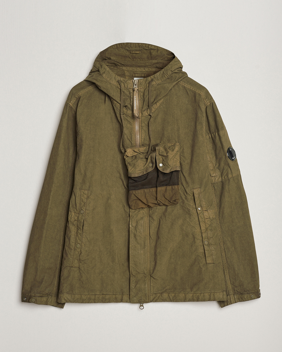 Men | Coats & Jackets | C.P. Company | Ba-Tic Hooded Jacket Military Green