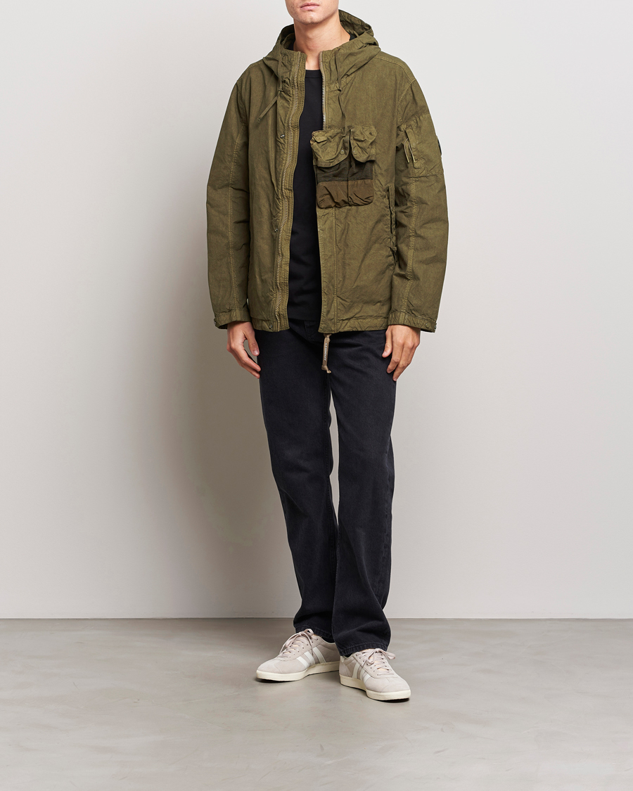 Men | Coats & Jackets | C.P. Company | Ba-Tic Hooded Jacket Military Green