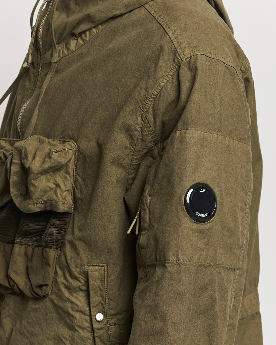 Men | Coats & Jackets | C.P. Company | Ba-Tic Hooded Jacket Military Green