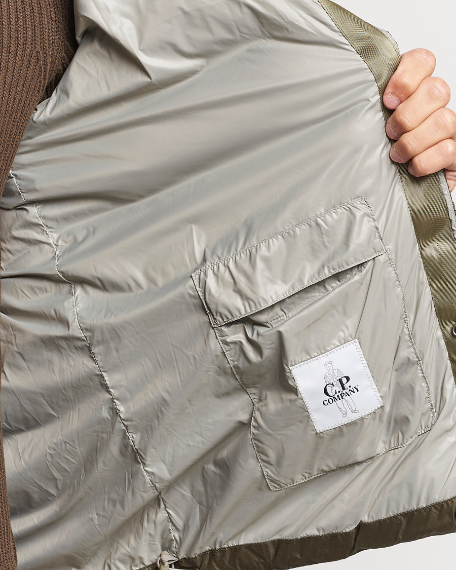 Men | Coats & Jackets | C.P. Company | D.D Shell Padded Lightweight Jacket Olive