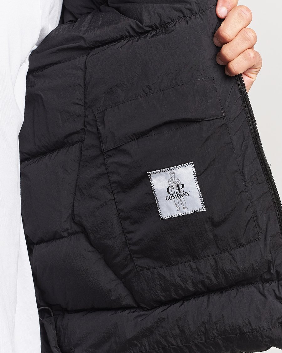 Men | Coats & Jackets | C.P. Company | Eco-Chrome R Lightweight Down Jacket Black