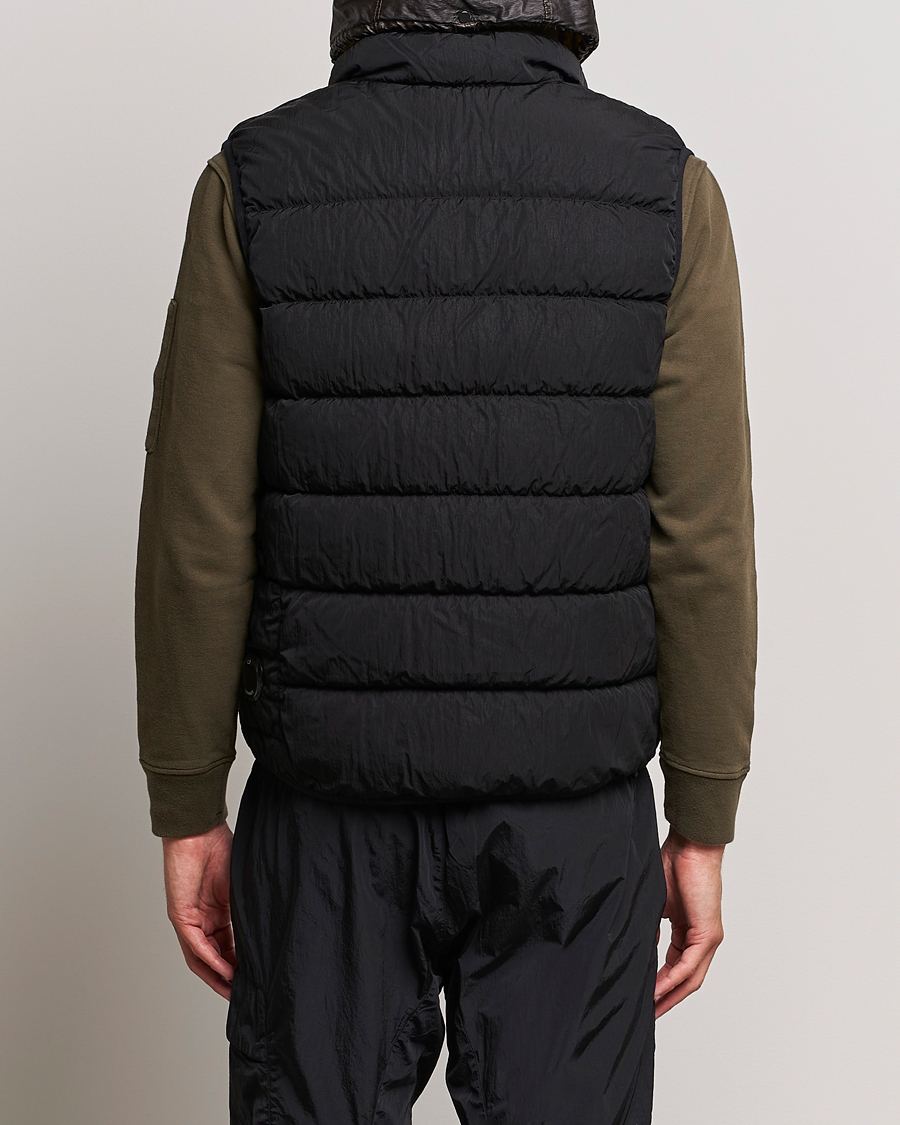 C.P. Company Eco-Chrome R Lightweight Down Vest Black at