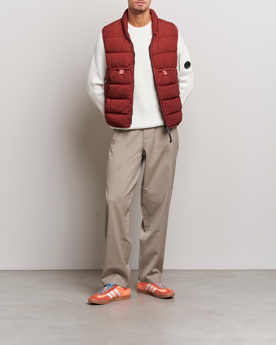 Men | Sweaters & Knitwear | C.P. Company | Full Rib Knitted Cotton Crewneck White