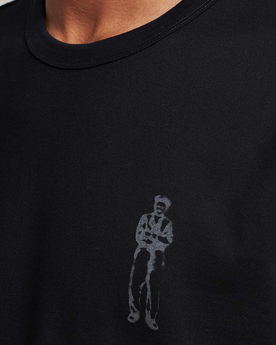 Men | T-Shirts | C.P. Company | Mercerized Jersey Logo T-Shirt Black