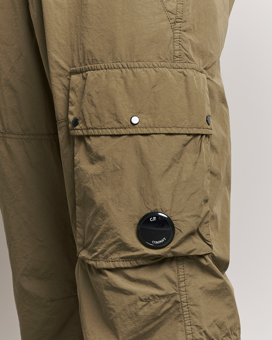 Men | Trousers | C.P. Company | Flatt Nylon Cargo Pants Light Brown