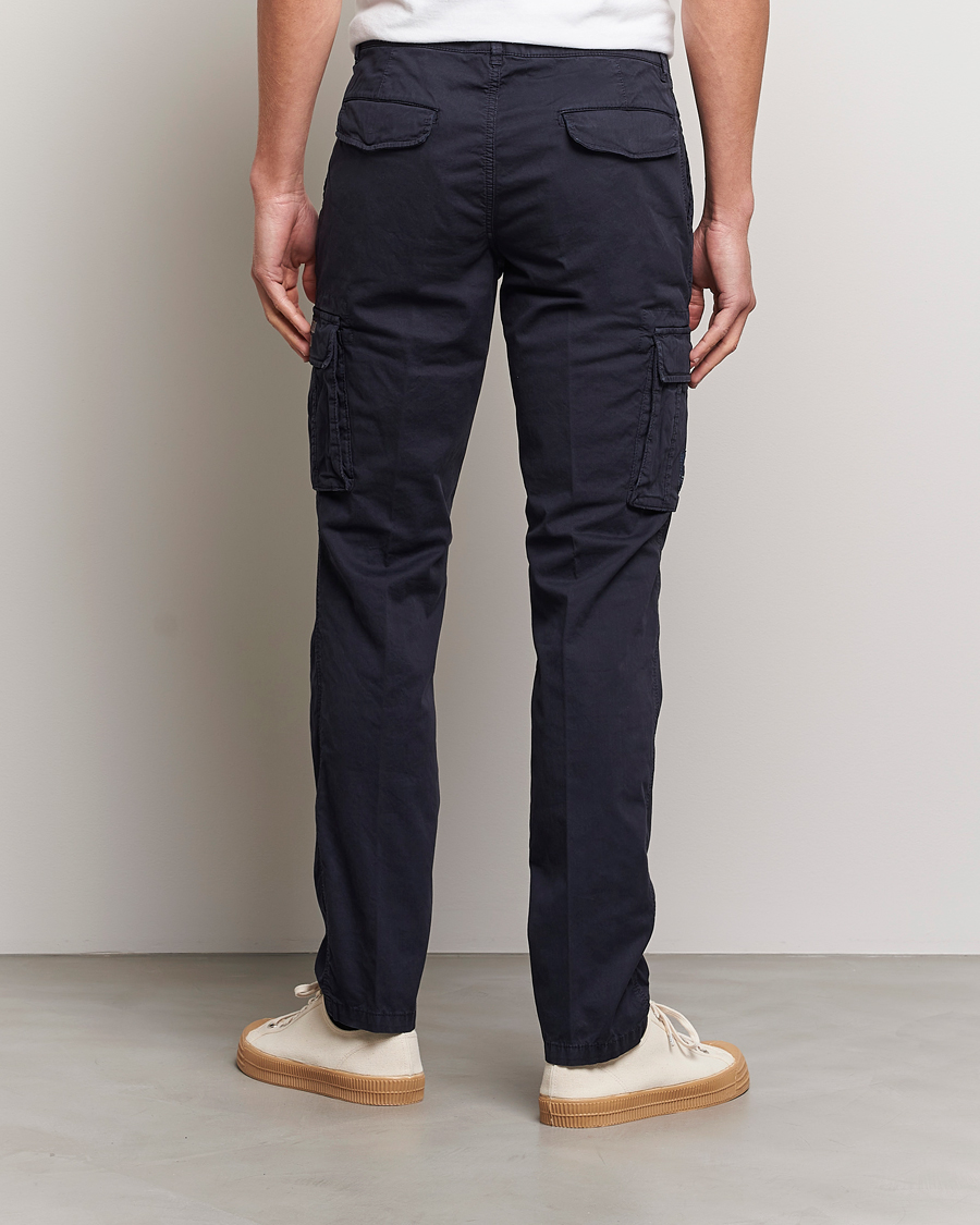 Men | Trousers | Aeronautica Militare | Cotton Cargo Pants Navy
