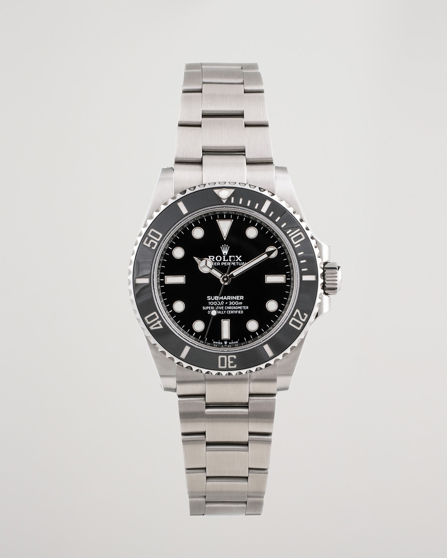 Men | Rolex Pre-Owned Submariner 124060 Oyster Perpetual Steel Black | Rolex Pre-Owned | Submariner 124060 Oyster Perpetual Steel Black