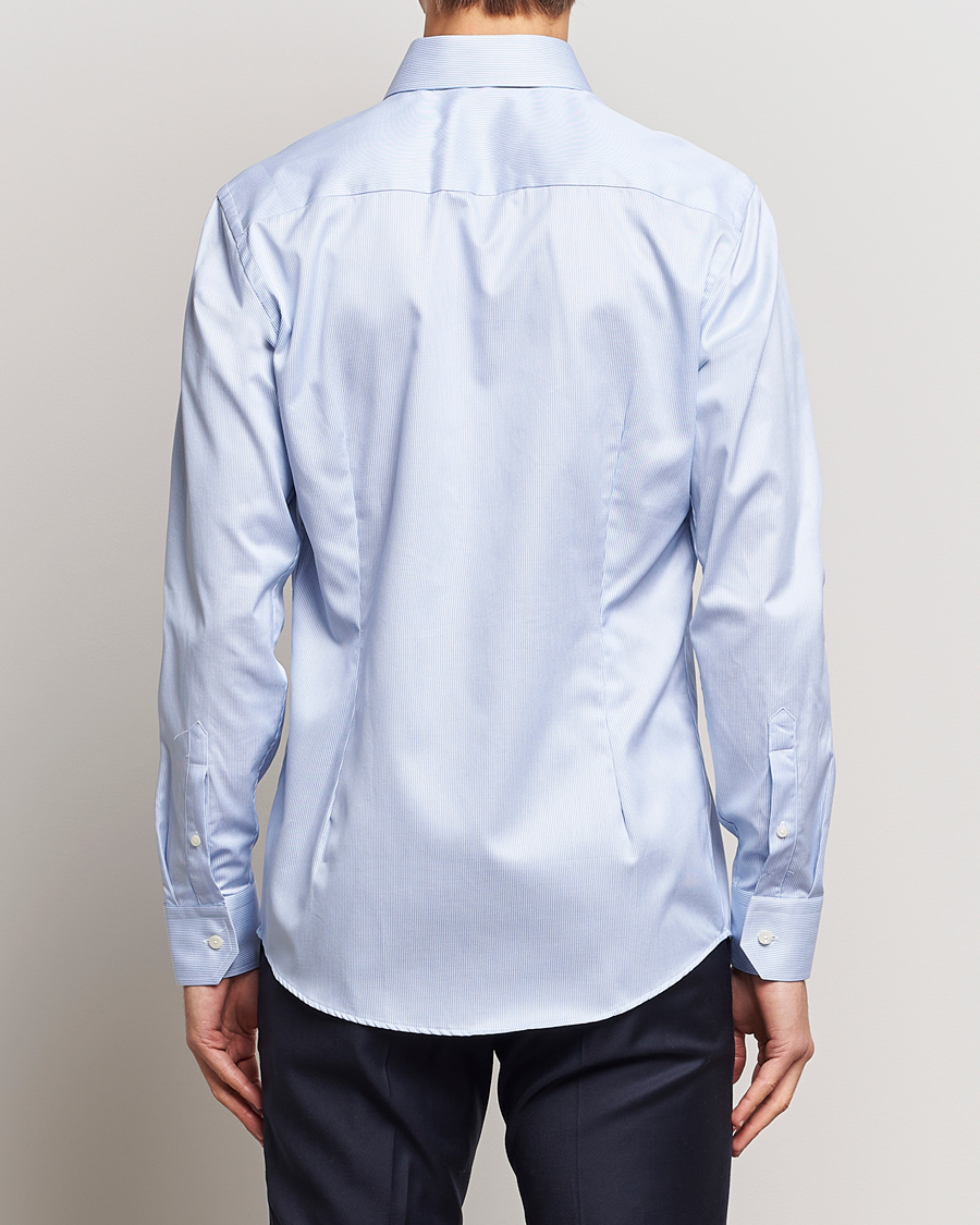 Men | Shirts | Eton | Slim Fit Signature Twill Shirt Blue/White