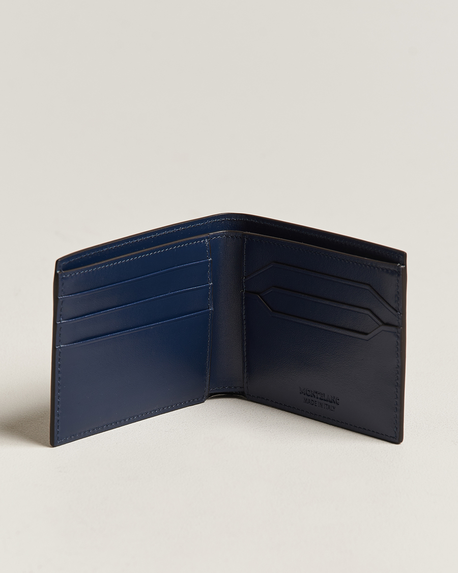 Men | Bi-fold & Zip Wallets | Montblanc | Meisterstück Wallet 6cc Ink Blue