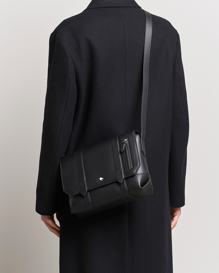 Men | Montblanc Meisterstück Selection Soft Mini Messenger Black | Montblanc | Meisterstück Selection Soft Mini Messenger Black
