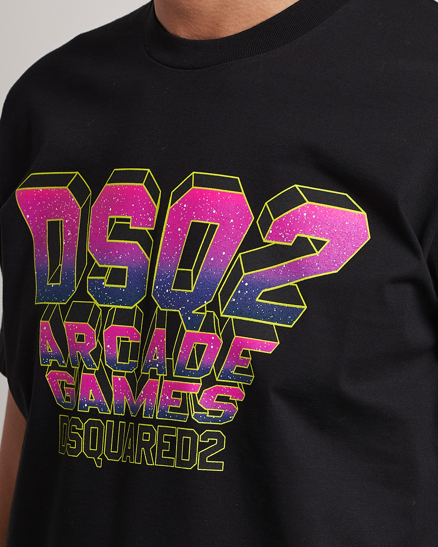 Men | T-Shirts | Dsquared2 | Cool Fit Logo Tee Black