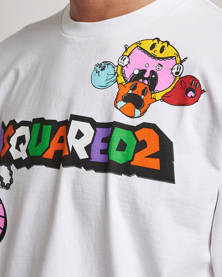 Men | T-Shirts | Dsquared2 | Heavy Skater Tee White