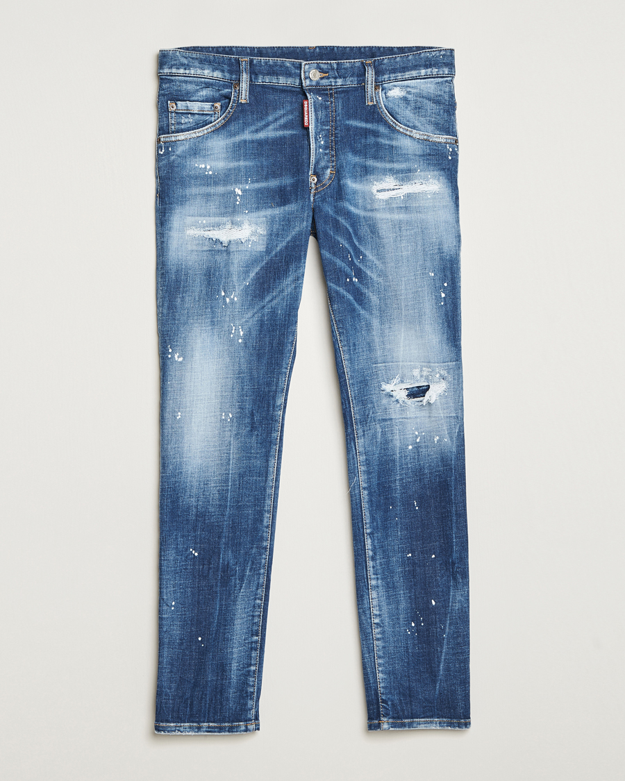 Men | Jeans | Dsquared2 | Skater Jeans Light Blue Wash