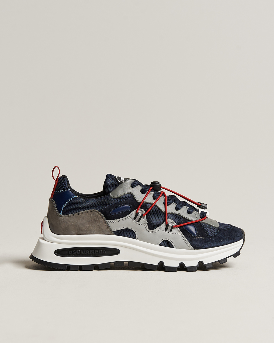 Men | Dsquared2 DS2 Running Sneaker Blue/Grey | Dsquared2 | DS2 Running Sneaker Blue/Grey