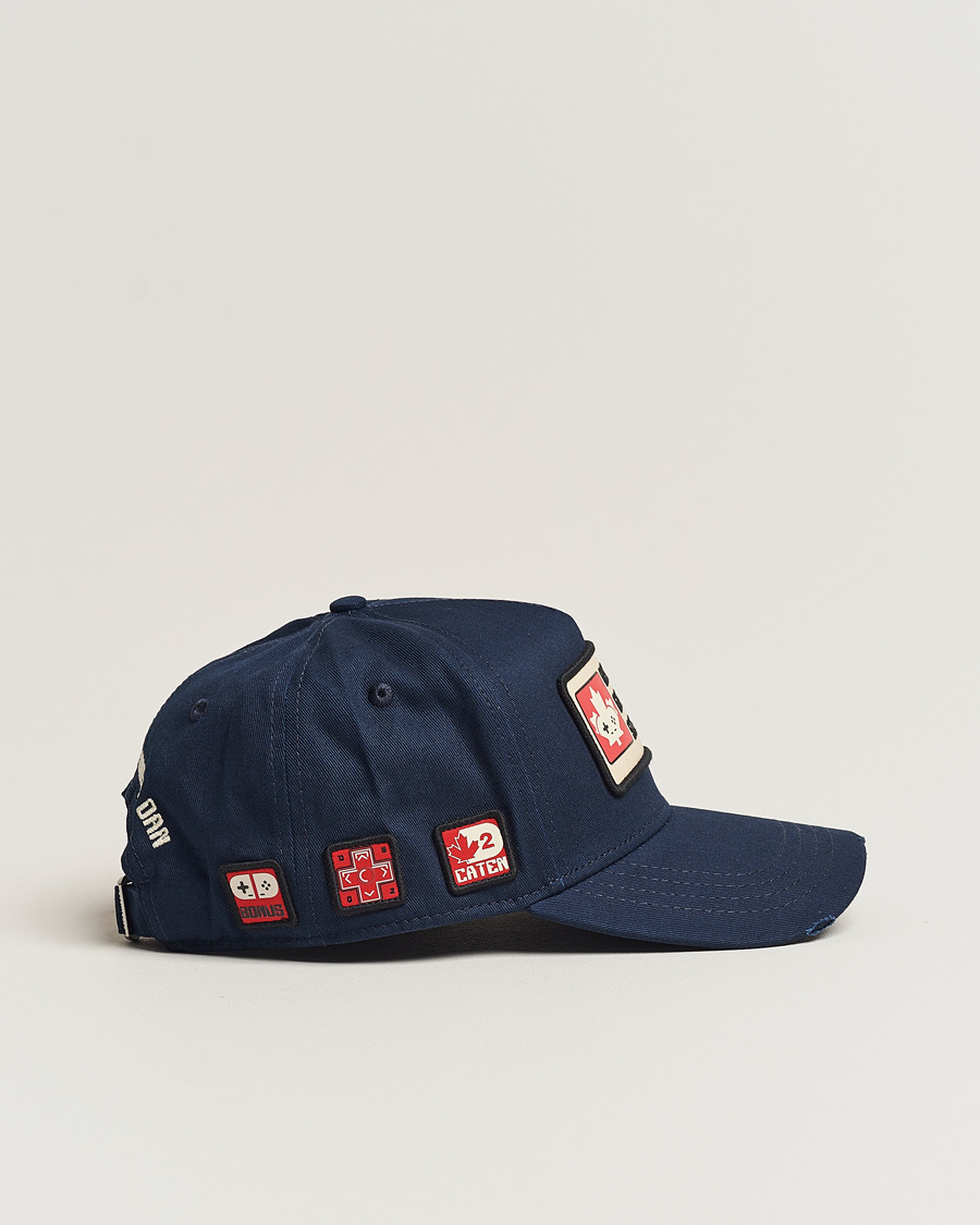 Men | Dsquared2 Gaming Baseball Cap Navy | Dsquared2 | Gaming Baseball Cap Navy