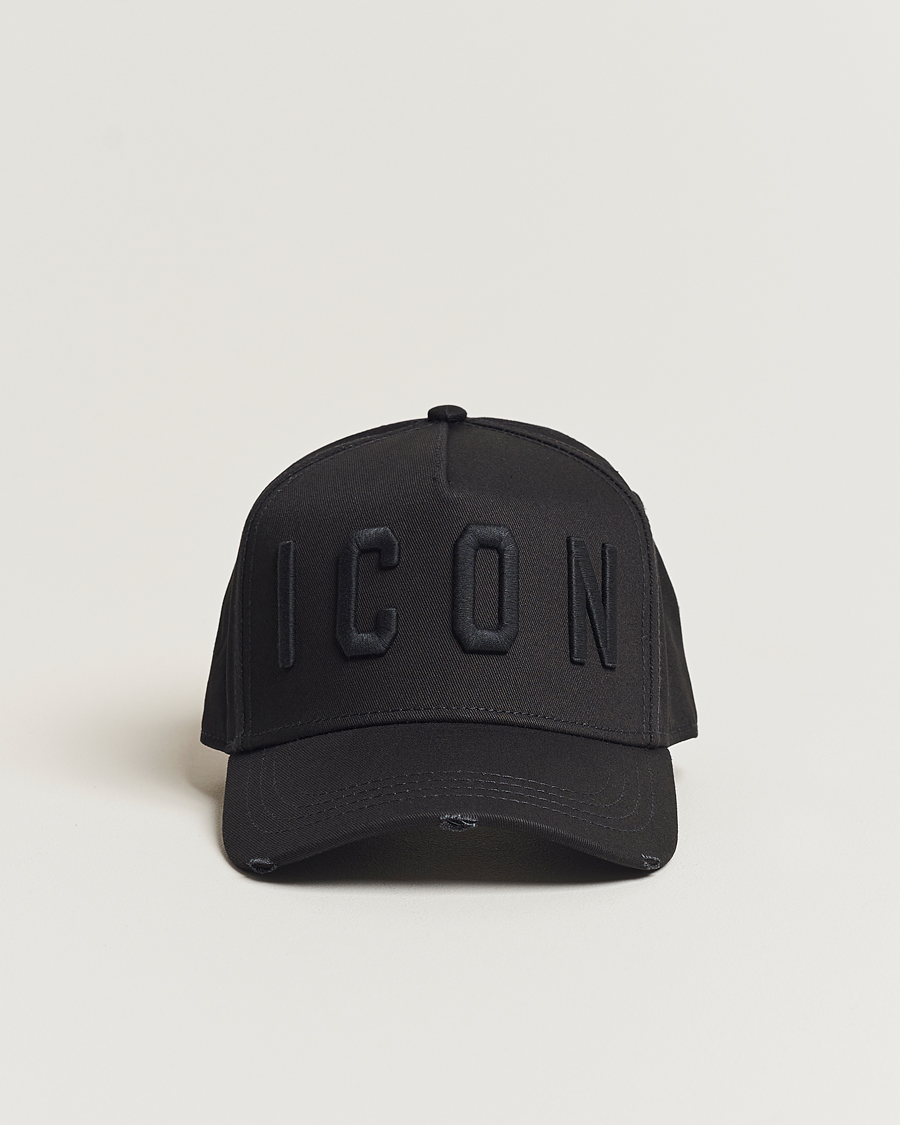 Training Dsquared Icon Dsquared2 Icon Baseball Cap Black/Black at CareOfCarl.com