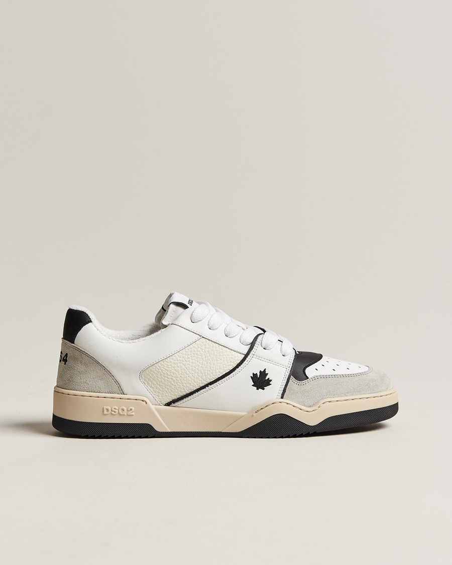 Men | Suede shoes | Dsquared2 | Spiker Sneaker White/Black