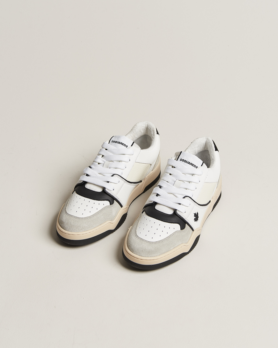 Men | Suede shoes | Dsquared2 | Spiker Sneaker White/Black