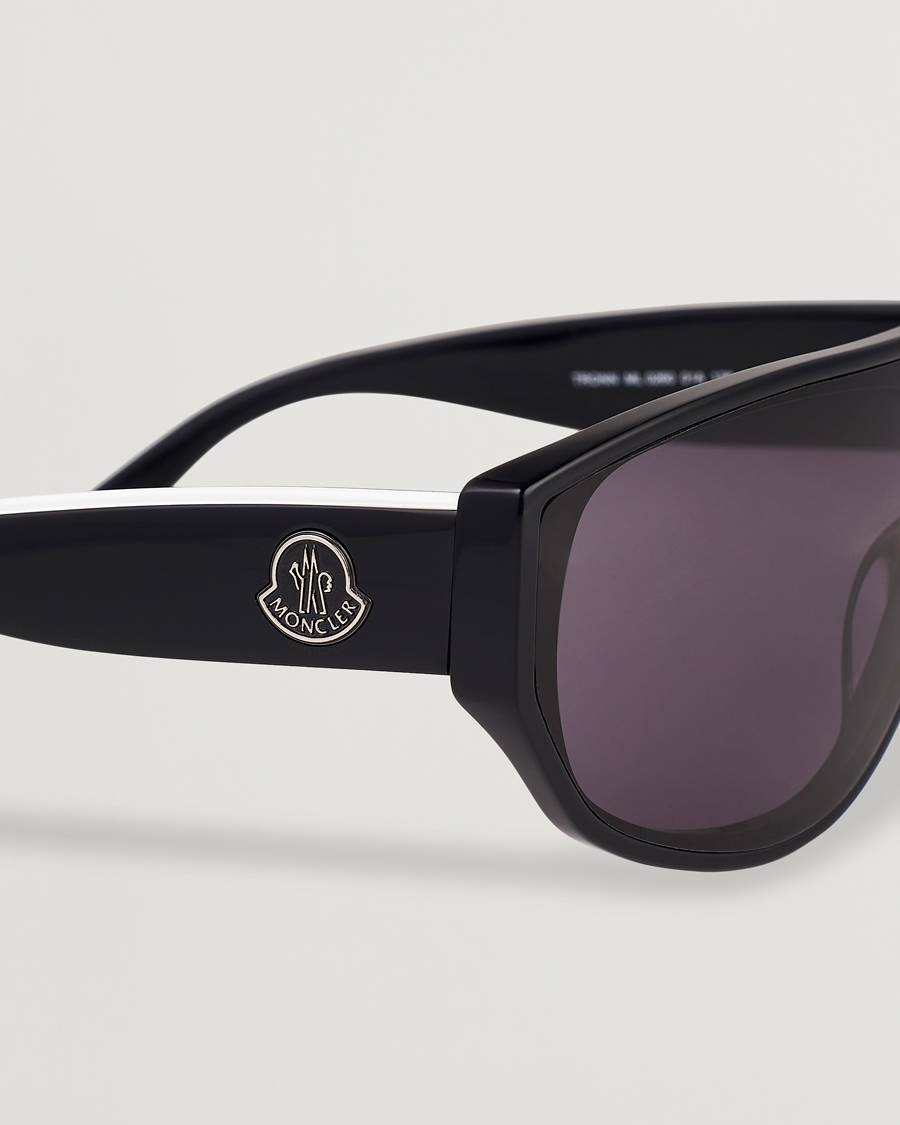 Men | Moncler Lunettes Tronn Sunglasses Shiny Black/Smoke | Moncler Lunettes | Tronn Sunglasses Shiny Black/Smoke